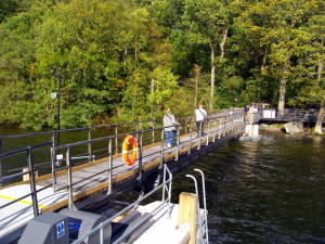 Lake Windermere floating pier