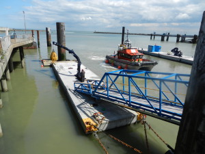 Ramsgate offshore wind farm pontoon